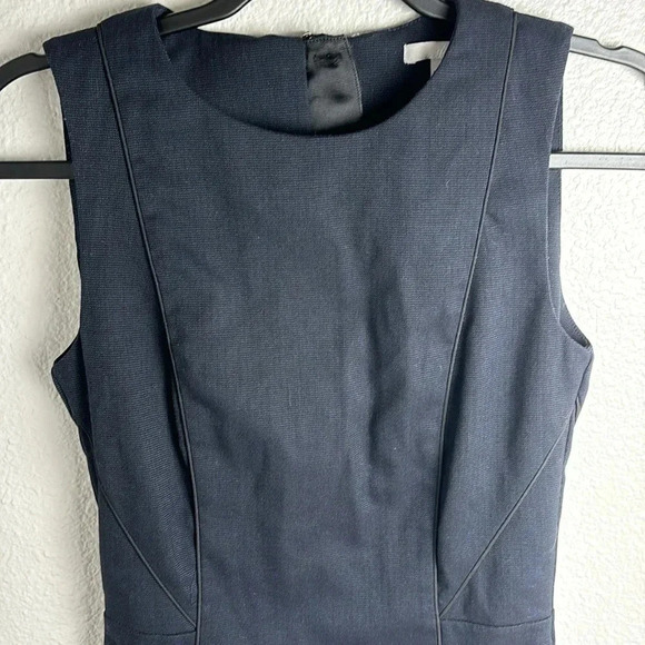 H&M Size 4 Dark Blue Dress - Picture 2 of 7